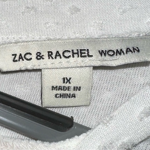 Zac & Rachel White Cotton Blouse🤍 - Picture 3 of 3